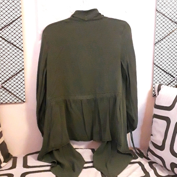 NWT Knox Rose Womens Cascade Sweater in Green - Picture 3 of 15